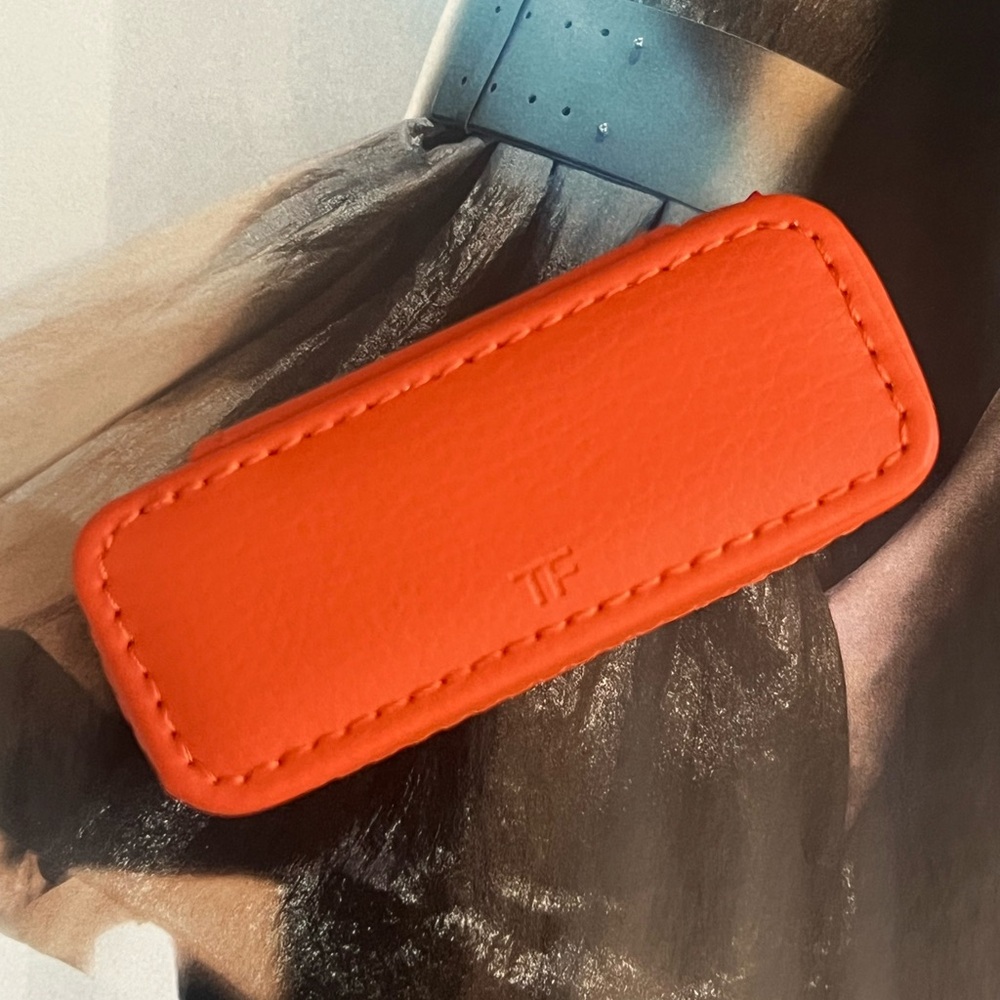 Tom Ford Orange Cosmetic Bag